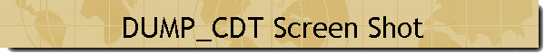 DUMP_CDT Screen Shot