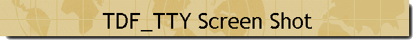 TDF_TTY Screen Shot